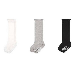 HI BABY KIDS 嬰幼兒捲邊長筒及膝襪3件組