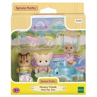 EPOCH Sylvanian Families 森林家族 寶寶好朋友海豚戲水公仔組 5749, 1套