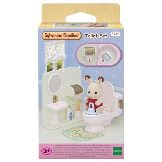 EPOCH Sylvanian Families 森林家族 嬰兒馬桶廁所公仔套組 5740, 1套