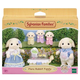EPOCH Sylvanian Families 森林家族 花園兔家庭組 5735, 1組