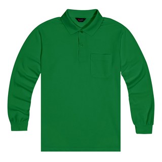 UNIREX 中性款 30支 長袖 口袋 POLO衫