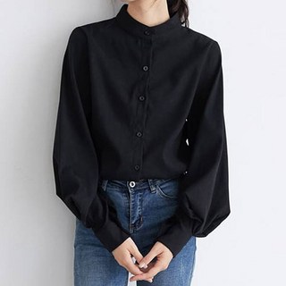 Queenis 女性基本款亨利領上衣