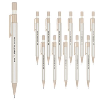 자바펜 헥사곤 샤프 베이지, 0.5mm, 12개