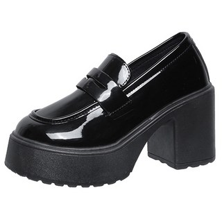 Elsso 女款增高厚底樂福鞋