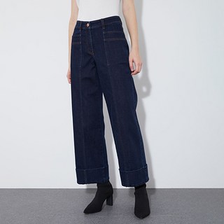 Olivia Lauren 女款寬版丹寧長褲 VVCMP4S1161