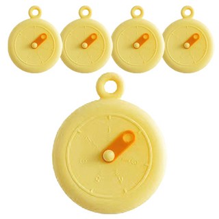 금깨비 만능 음식 캔 뚜껑 덮개, 옐로우, 5개