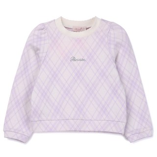 Perimitz 女童格紋提花T恤 P2415T183