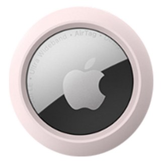 防遺失 AirTag 矽膠保護殼, 1個, 粉紅色