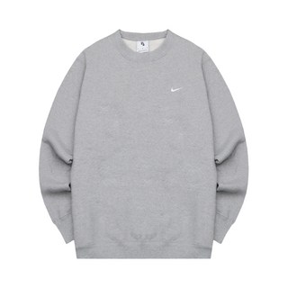NIKE 耐吉 SOLO SWOOSH FLEECE 刷毛大學T