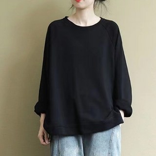 ATTERLIC 女款寬鬆版休閒拉克蘭袖大學T 03410