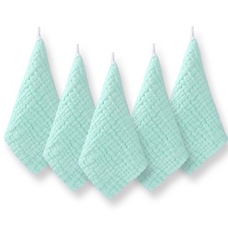 JOYMULTI 嬰兒6層紗棉手帕 5條組