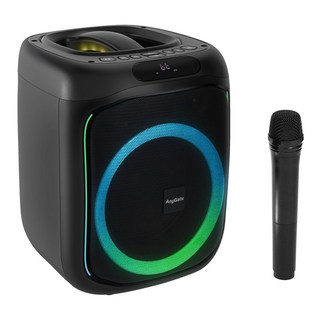 애니게이트 이동식 블루투스 무선 마이크 앰프 스피커, KY-300, 혼합색상