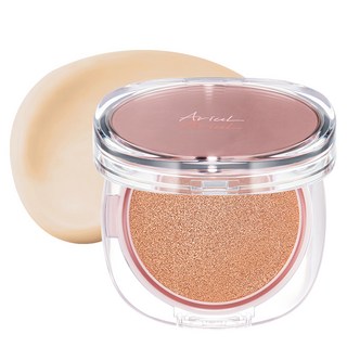 아리얼 잉크 피더 커버 래스팅 쿠션 파운데이션 SPF50+ PA++++, 04라떼, 1개