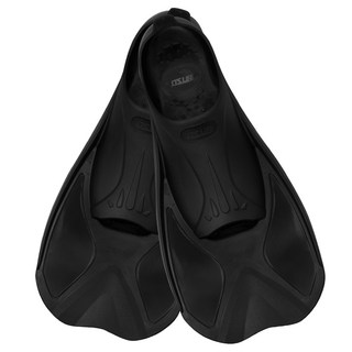 ITS LIFE 自由潛水 Blueta 短蛙 + 網袋 + 塑形器 2p 組, 黑色(短蛙)