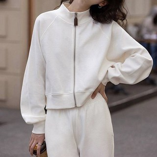 PEONIST 運動風高領短版上衣 + 長褲套裝