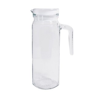 橘之屋 玻璃冷飲壺, 透明, 900ml, 1個
