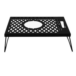 HIGHGROUNDS Side IGT 爐架 露營支架桌, 黑色