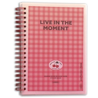 아이코닉 이형지 양면 인스 보관 스티커북, 03Pink, 80매, 1개