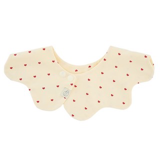 agazzang 招牌捲式圍兜, 1個, 愛心, 1入