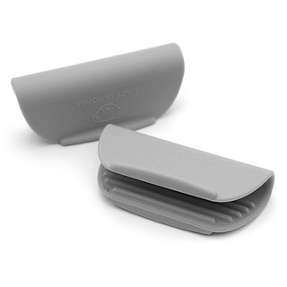韓國製造 Silicone Story 白金矽膠廚房鍋具把手, 灰色, 2個