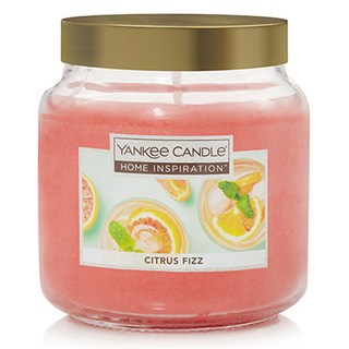 YANKee CANDLe Home Inspiration 超值香氛蠟燭 M, 425g, 1個, 柑橘氣泡