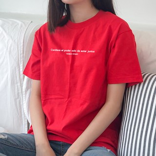 女款字母印花短袖T恤