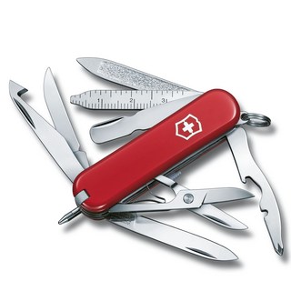 빅토리녹스 미니 챔프 스몰 포켓 스위스 아미 나이프, 레드, 1개