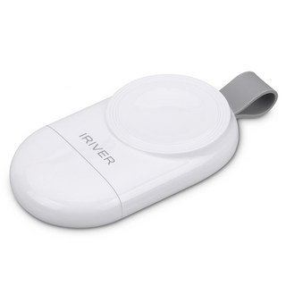 아이리버 마그네틱 워치 무선 충전기 IWC-3W, 화이트