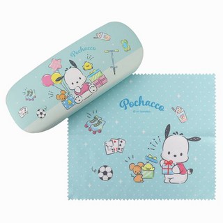 三麗鷗 帕恰狗 眼鏡盒 + 拭鏡布 套組