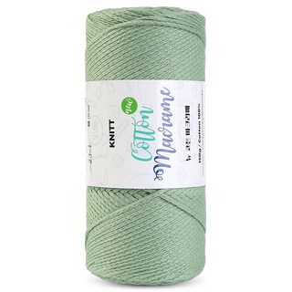 Knitt 新款棉質Macrame編織線 150g, 23 草本薄荷, 1個