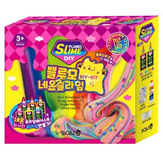 BOAZLin Plumo DIY 霓虹史萊姆套組 246071, 混色, 1套
