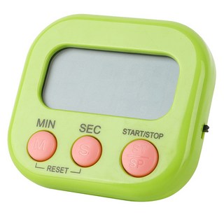 구디푸디 디지털 스톱워치 주방 멀티 타이머, 그린, 1개