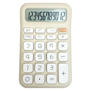 동아피엠에스 사무용 캔디 기계식 계산기, 베이지, 1개
