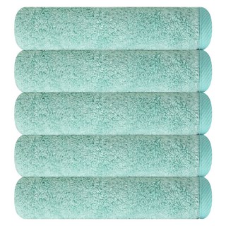 송월타월 블랙라벨 솔리드 무지 고중량 호텔 타올 250g 뱀부얀, 블루그린, 5개