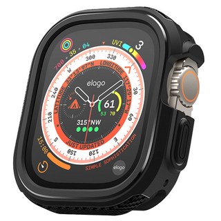 elago Armor Apple Watch 保護殼, 黑色