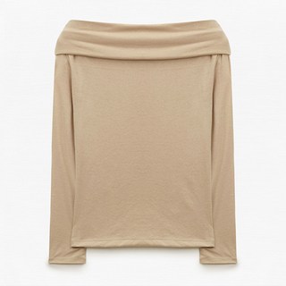 MIXXO 女款一字領長袖上衣