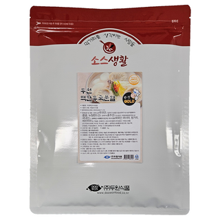 DOOWON FOOD Soseusaenghwal 鬥元食品 年糕餃子湯粉, 1個, 1kg