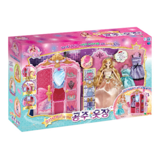 시크릿쥬쥬 별의여신 공주 옷장 세트의 모습