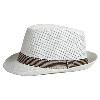 IT'S GOOD 10 夏威夷草編軟呢帽 度假藤編帽 男女通用紳士帽