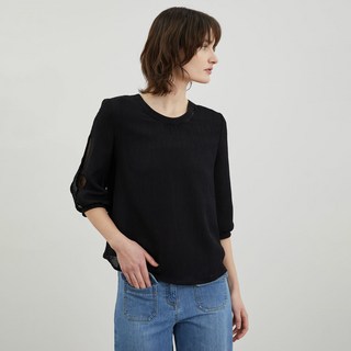 Olivia Lauren 開衩蓬蓬袖上衣 VOCNL4M3231