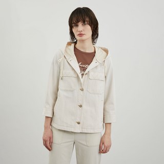 Olivia Lauren 女款連帽牛仔夾克 VVBMJ4M3361
