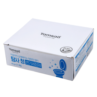 Tamsaa 馬桶清潔錠 45g x 21個, 945g, 1盒