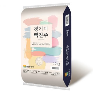 화성RPC 경기미 백진주, 1개, 10kg
