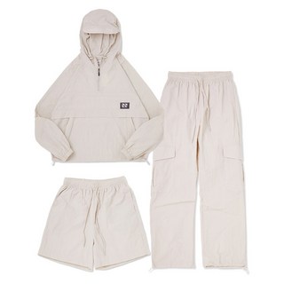 COMSONNOT 連帽防風套頭衫三件式全套套裝 CSOs-003