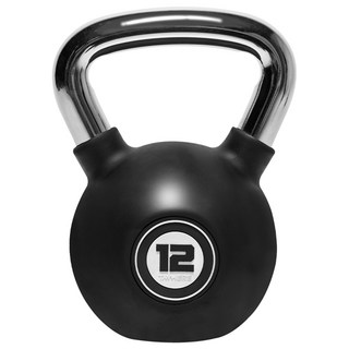 trahere 鑄鐵壺鈴, 1個, 12kg, 黑色