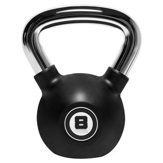 trahere 鑄鐵壺鈴, 1個, 8kg, 黑色