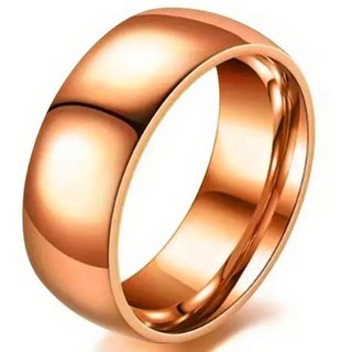 gelluna 手術鋼 8mm 層疊亮面圓形寬版戒指 B-02