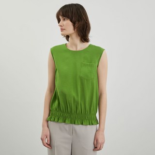 Olivia Lauren 女款抓皺無袖罩衫上衣 VOCAN4M3451