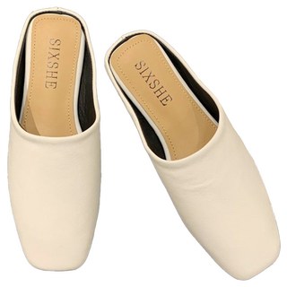 Puton 女款 Misu 基本穆勒鞋 NPOS0469, 象牙白, 225