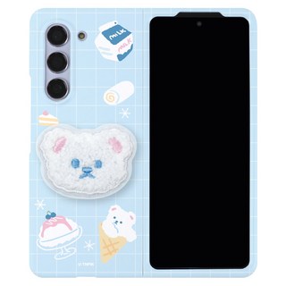유스픽 뽀글곰돌 디저트 아크릴 톡톡 하드 휴대폰 케이스